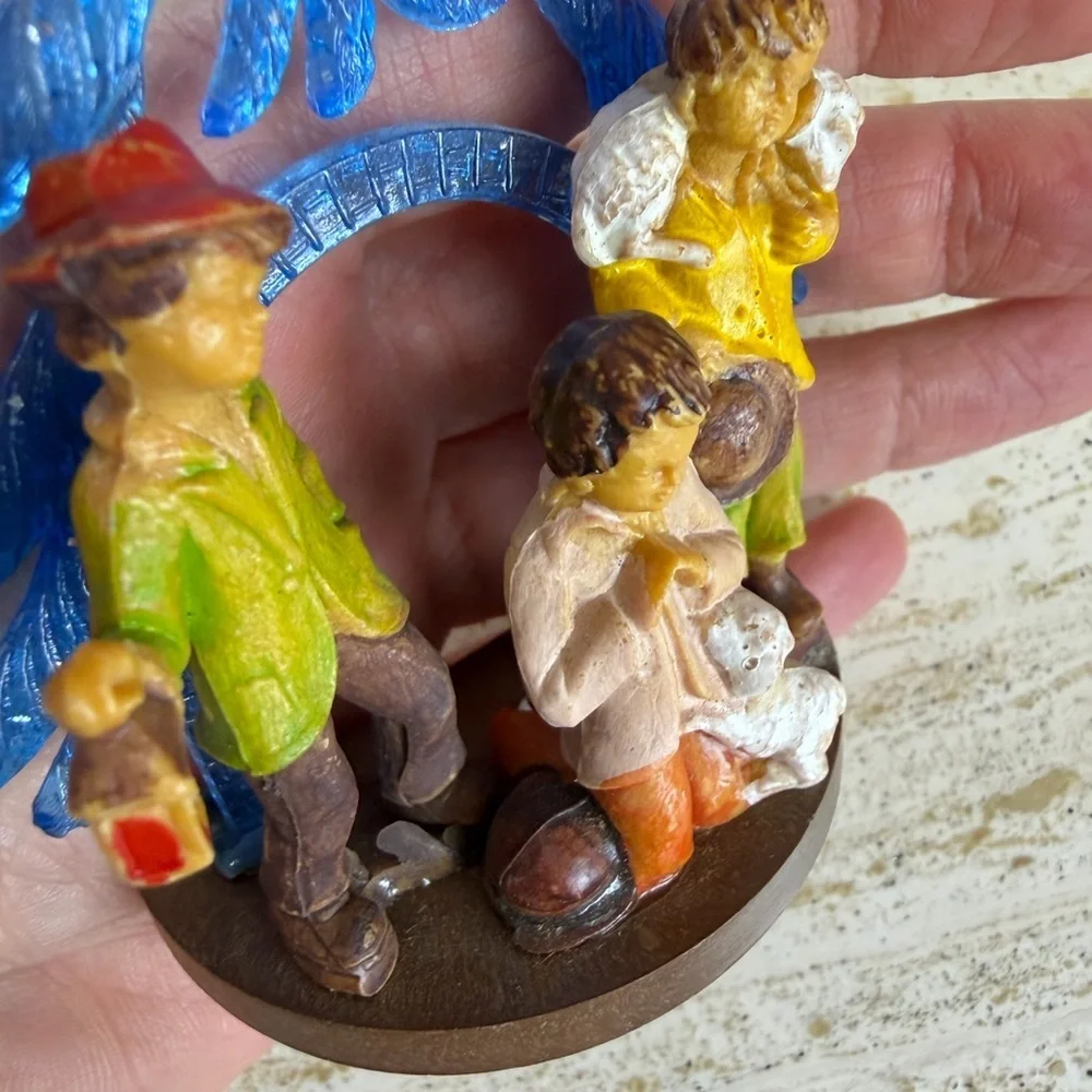 Vintage Mini “creche” (nativity) Grouping Made In Italy Christmas Ornament